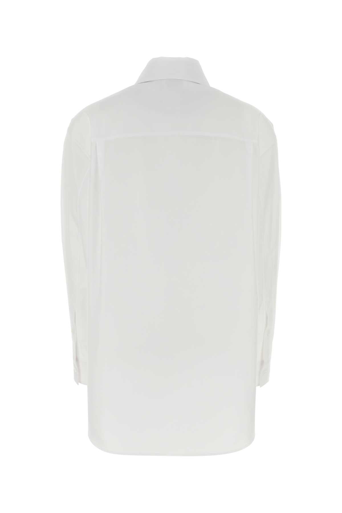 White poplin shirt 818362QAAAD9000 (Alexander McQUEEN / シャツ・ブラウス ) | Alexander McQUEEN (アレキサンダー・マックイーン)(1)