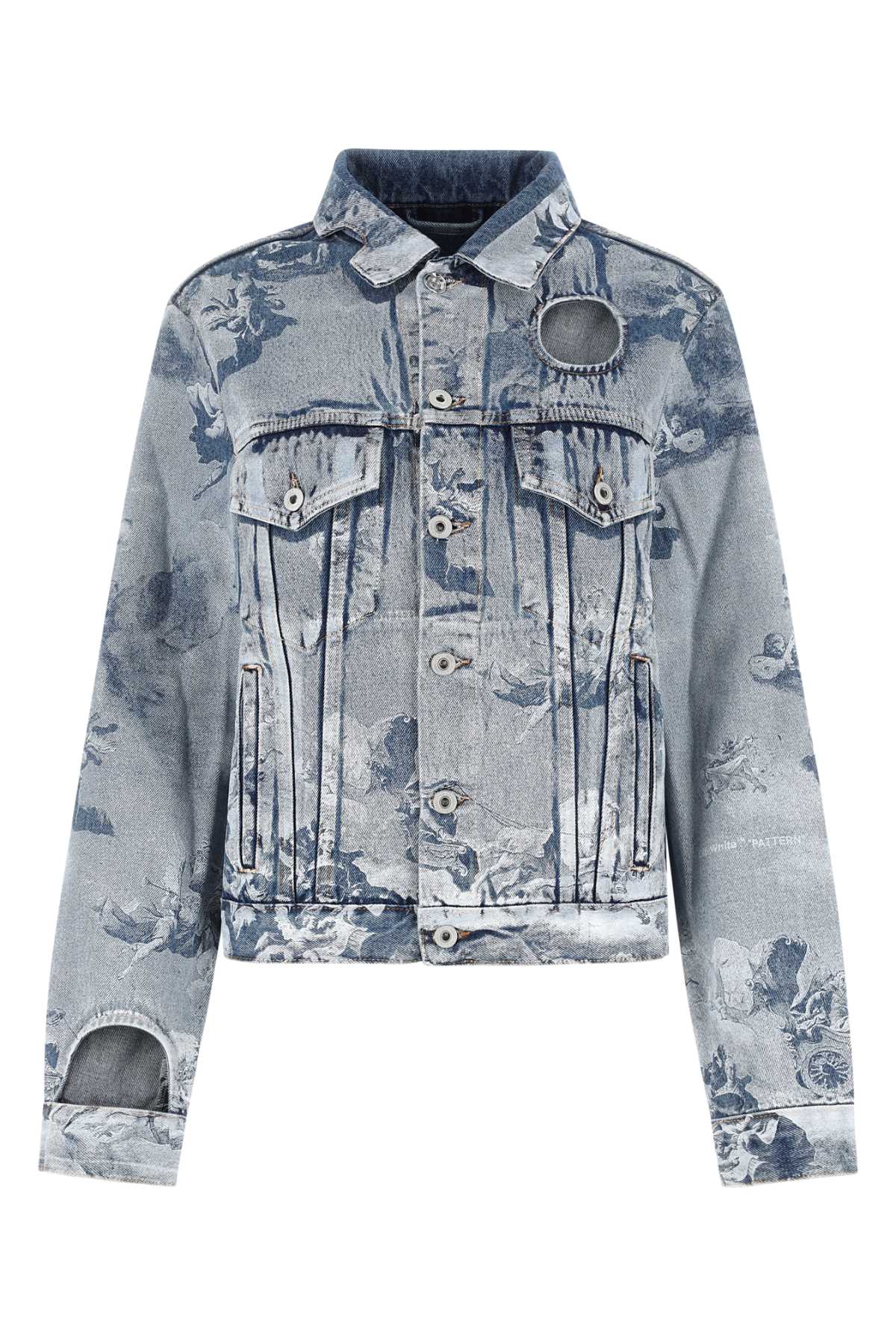 Printed denim jacket OWYE027S23DEN0034000 (Off-White / カジュアルジャケット ) | Off-White (オフホワイト)
