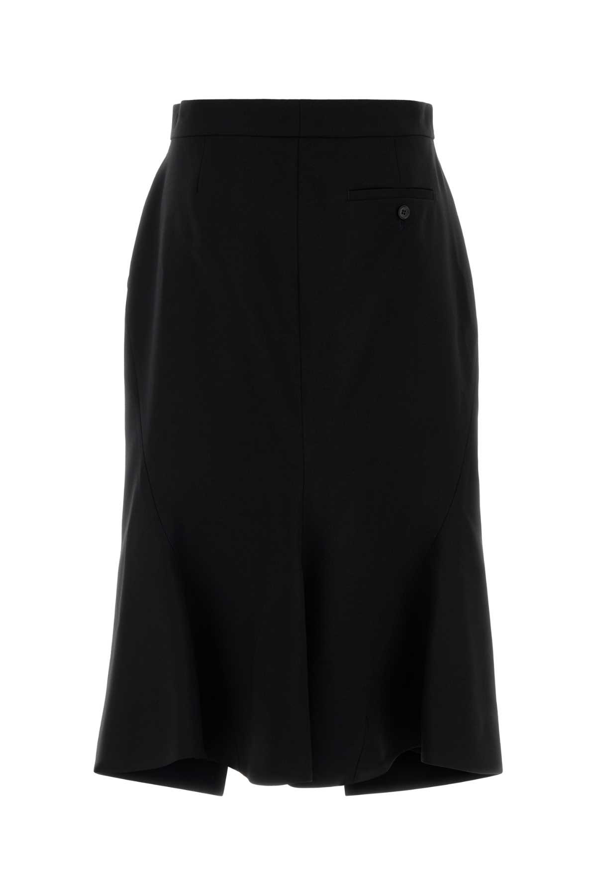Black stretch wool skirt 848863QJAFK1000 (Alexander McQUEEN / スカート ) | Alexander McQUEEN (アレキサンダー・マックイーン)(1)