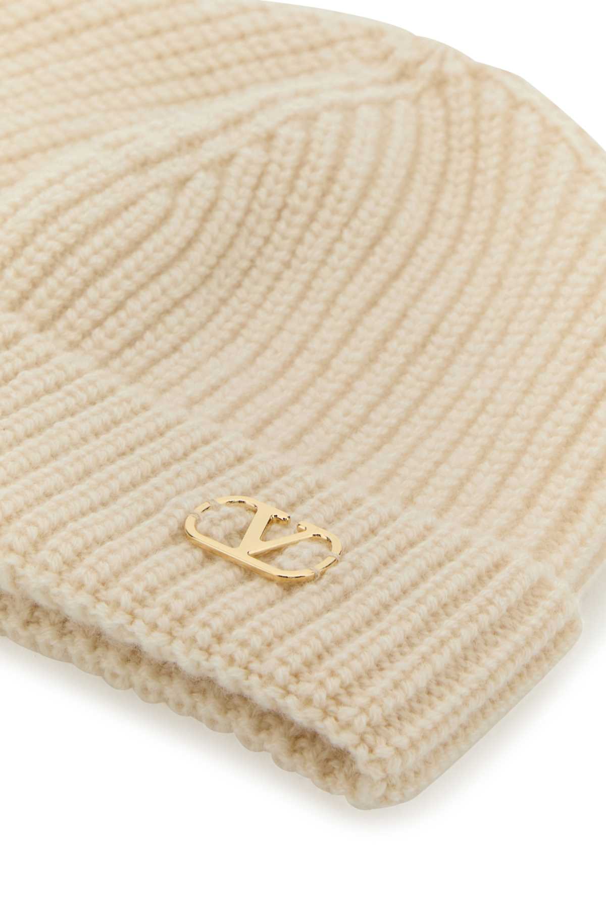 Sand cashmere beanie hat 6Y2HB02GATZ581 (Valentino Garavani / 帽子 ) | Valentino Garavani (ヴァレンティノ)(2)