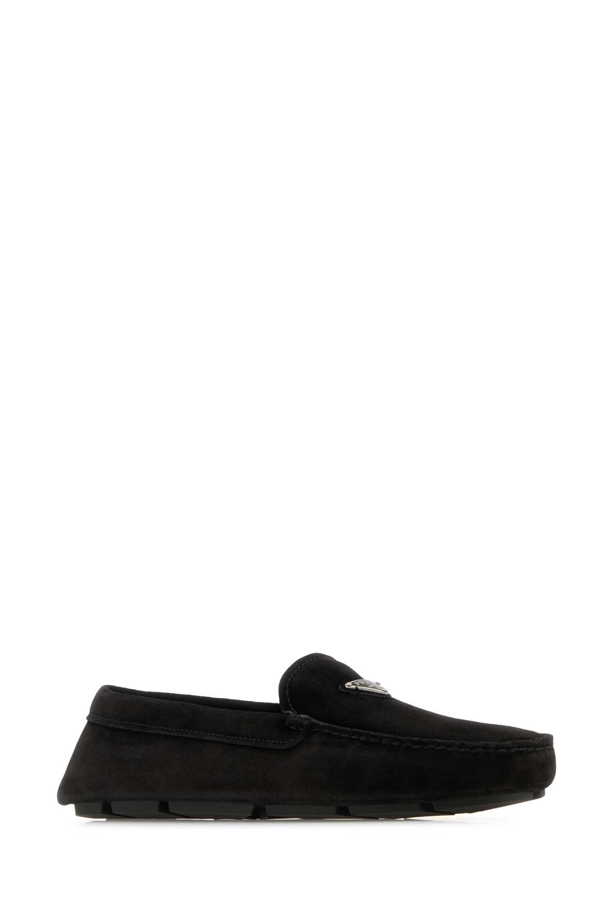 Black suede loafers 2DD179FU00I054F0002 (Prada / ローファー ) | Prada (プラダ)(1)