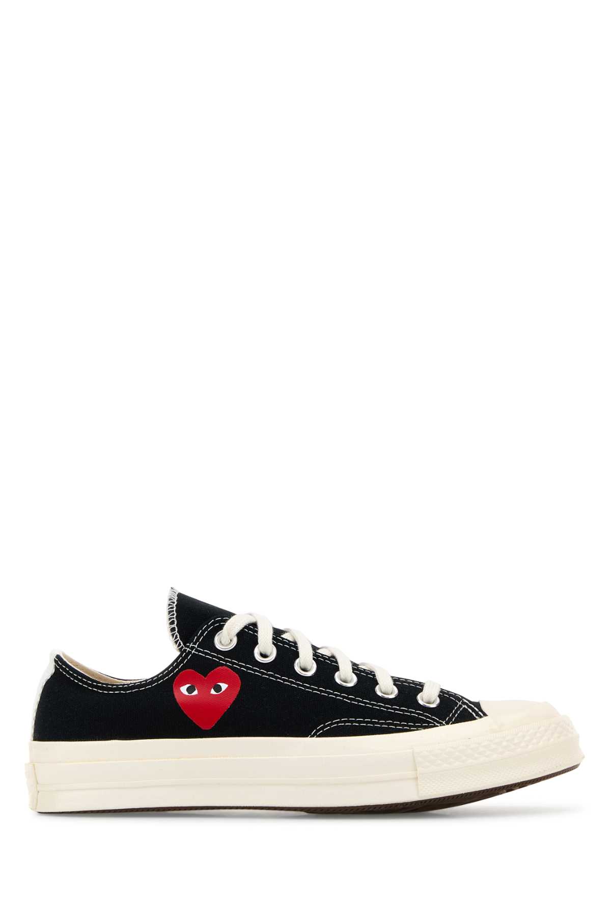 Black canvas Comme Des Garçons X Converse sneakers AZK128001BLACK (PLAY Comme Des Garçons / スニーカー ) | PLAY Comme Des Garçons (プレイ コムデギャルソン)