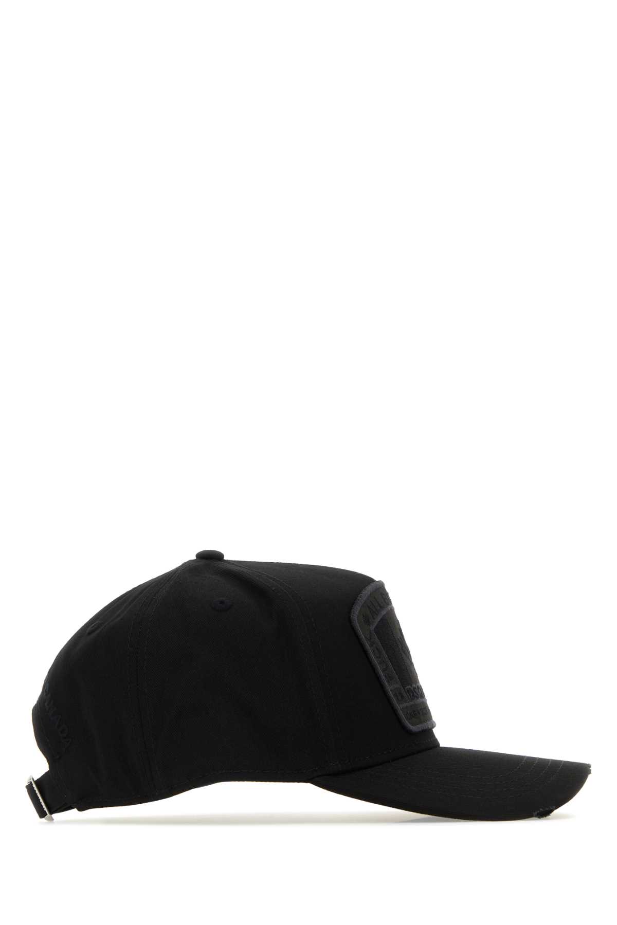 Black cotton baseball cap BCM401105C00001M436 (Dsquared2 / 帽子 ) | Dsquared2 (ディースクエアード)(1)