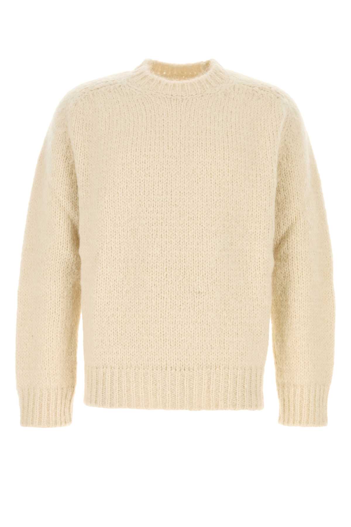 Ivory mohair blend sweater J47GP0176J14733105 (Jil Sander / ニット・セーター・カーディガン ) | Jil Sander (ジルサンダー)