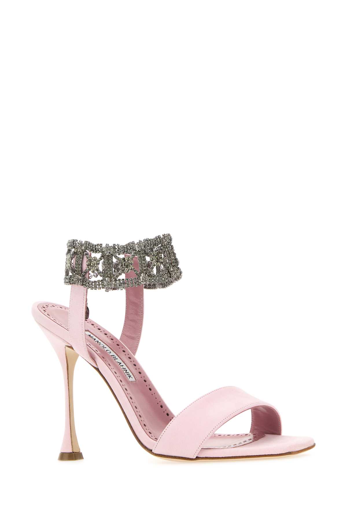 Pastel pink suede Lierasan sandals LIERASAN1242569LPNK (MANOLO BLAHNIK / サンダル ) | MANOLO BLAHNIK (マノロ ブラニク)(1)