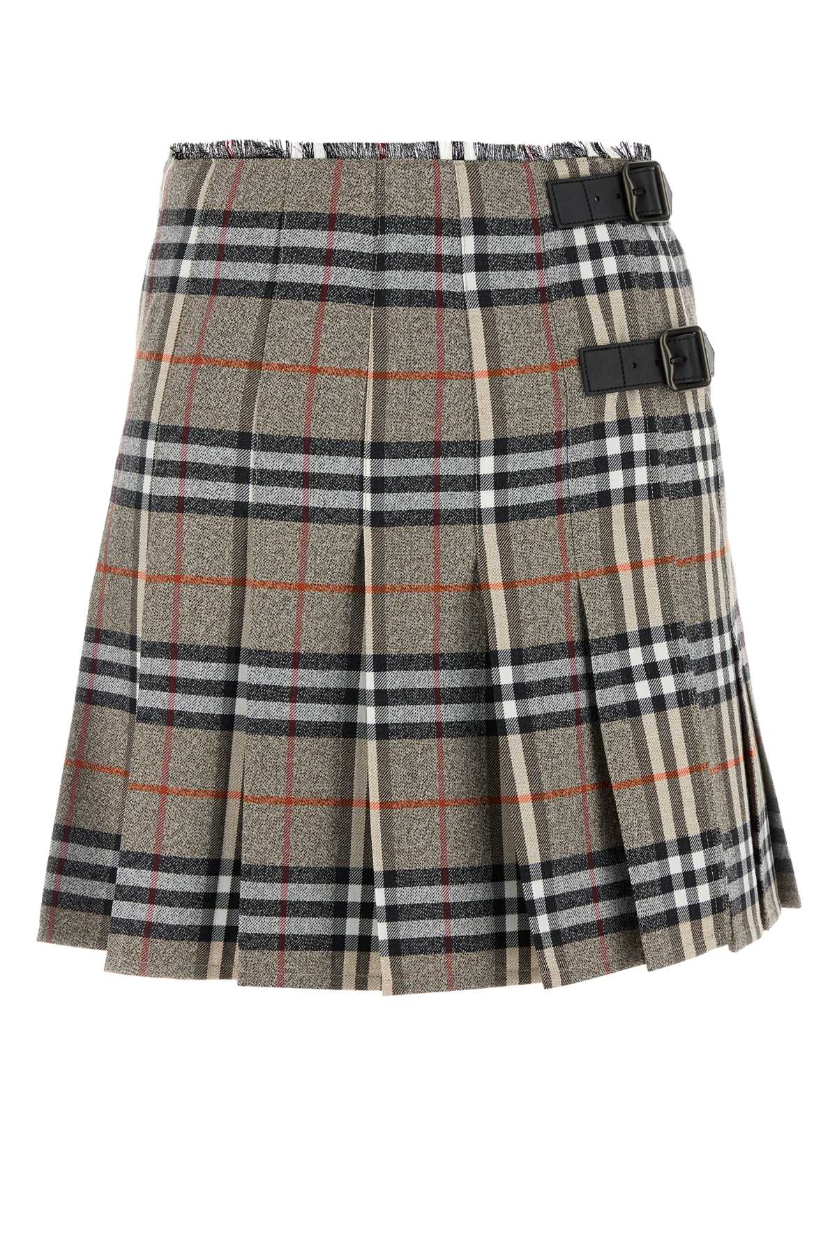 Embroidered wool skirt 8113042C3142 (Burberry / スカート ) | Burberry (バーバリー)