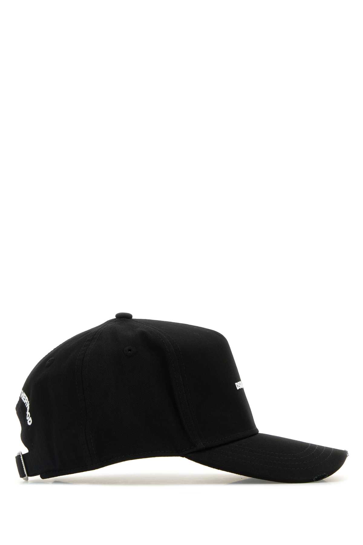 Black cotton baseball cap BCM060305C00001M063 (Dsquared2 / 帽子 ) | Dsquared2 (ディースクエアード)(1)