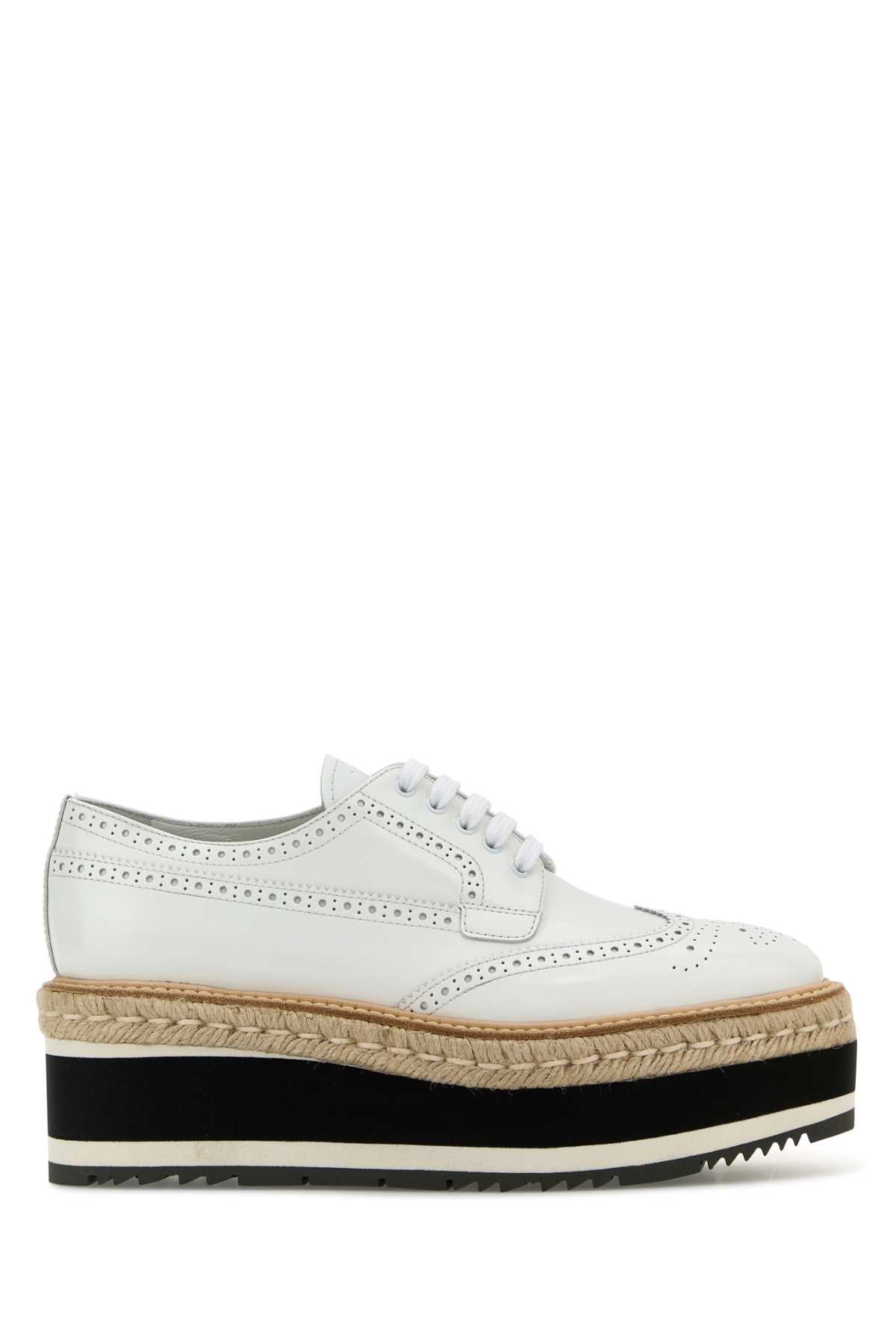 White leather lace-up shoes 1E206DFDX65055F0009 (Prada / レースアップ ) | Prada (プラダ)