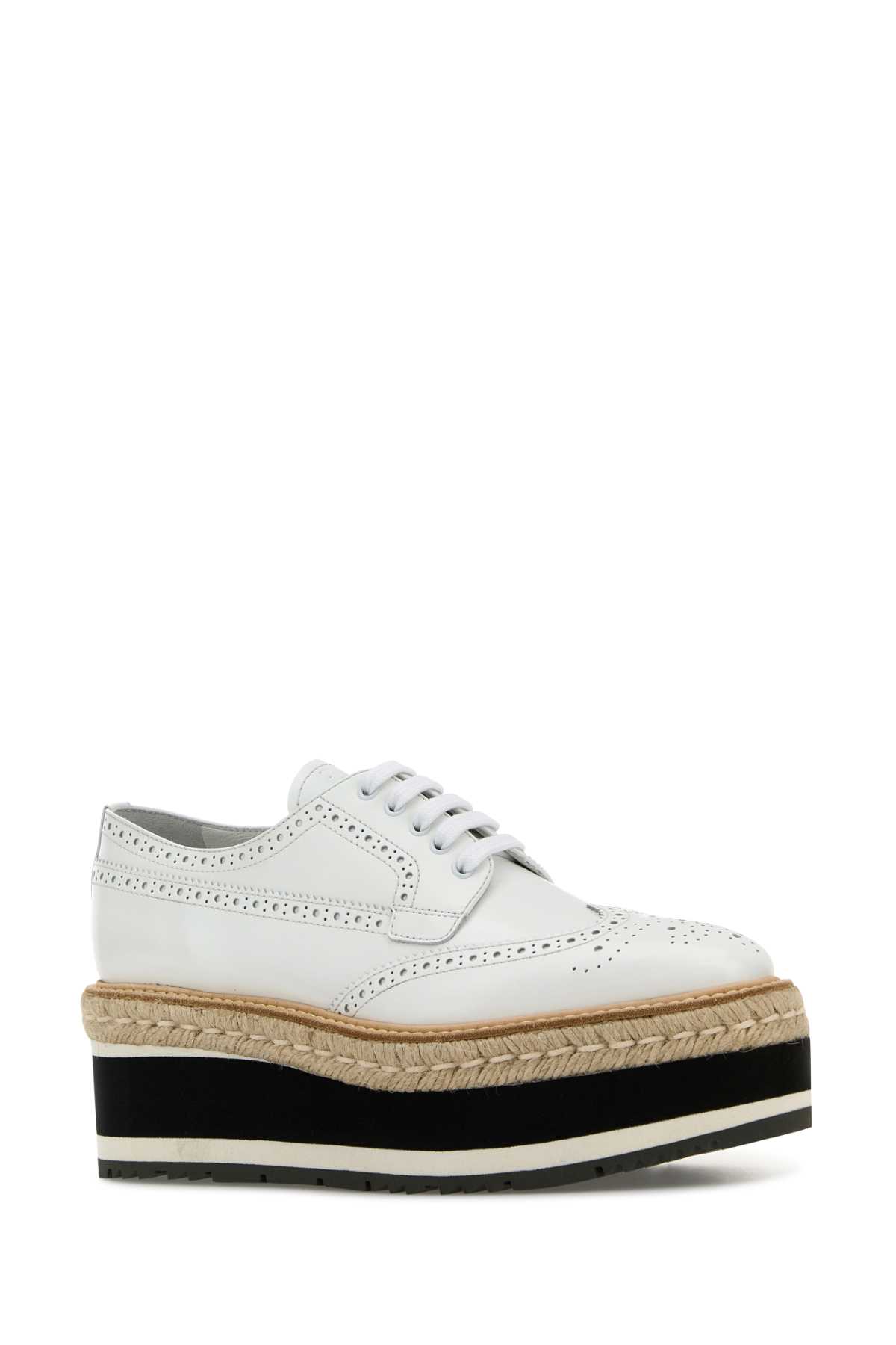 White leather lace-up shoes 1E206DFDX65055F0009 (Prada / レースアップ ) | Prada (プラダ)(1)