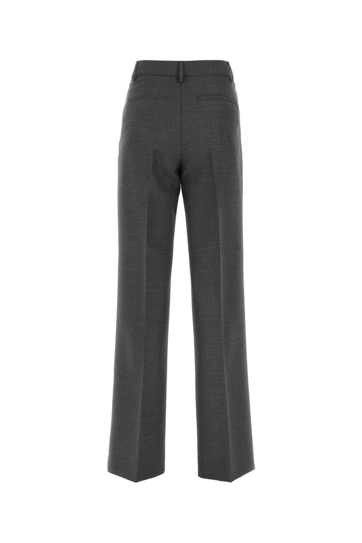 Dark grey wool wide-leg pant 8063534A1210 (Burberry / パンツ ) | Burberry (バーバリー)(1)