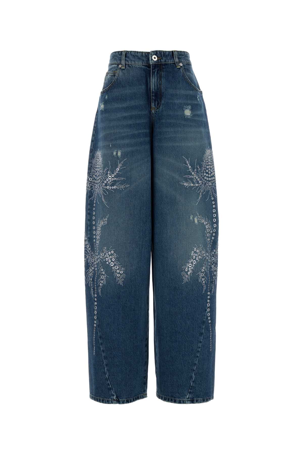 Denim wide-leg jeans 4J122AC6F18 (Blumarine / ジーンズ ) | Blumarine (ブルマリン)