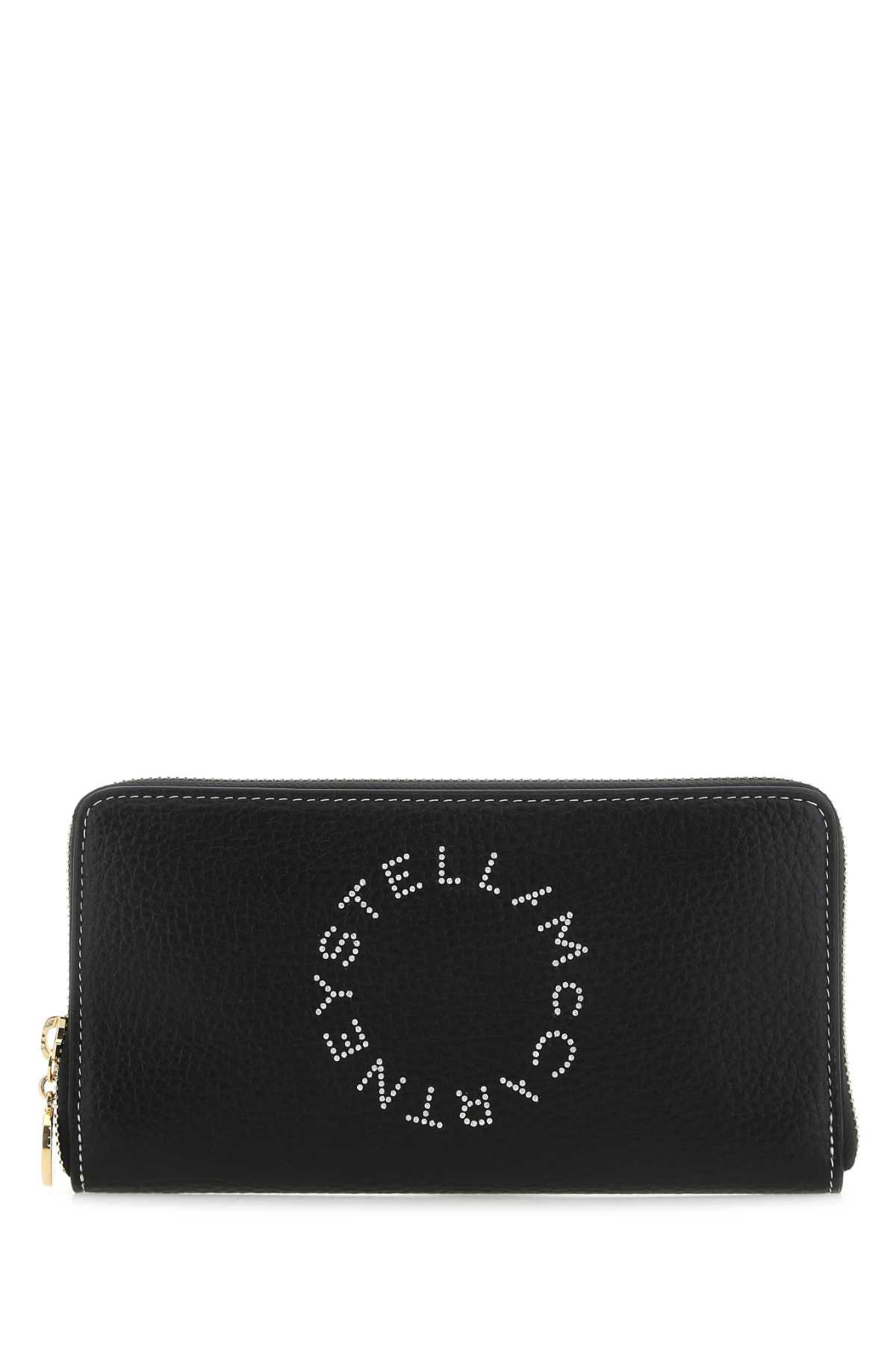 Black grainy mat wallet 700251WP00571000 (Stella McCartney / 財布・カードケース ) | Stella McCartney (ステラ マッカートニー)