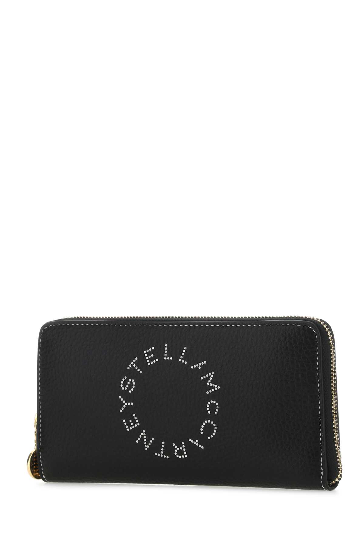 Black grainy mat wallet 700251WP00571000 (Stella McCartney / 財布・カードケース ) | Stella McCartney (ステラ マッカートニー)(1)