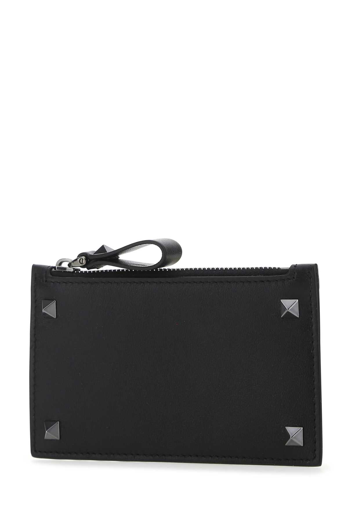 Black leather Rockstud card holder 2Y2P0540VH30NO (Valentino Garavani / 財布・カードケース ) | Valentino Garavani (ヴァレンティノ)(1)