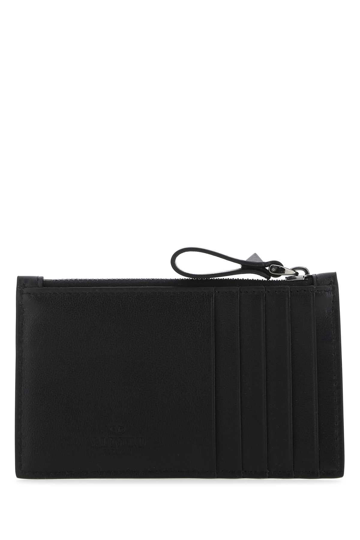 Black leather Rockstud card holder 2Y2P0540VH30NO (Valentino Garavani / 財布・カードケース ) | Valentino Garavani (ヴァレンティノ)(2)