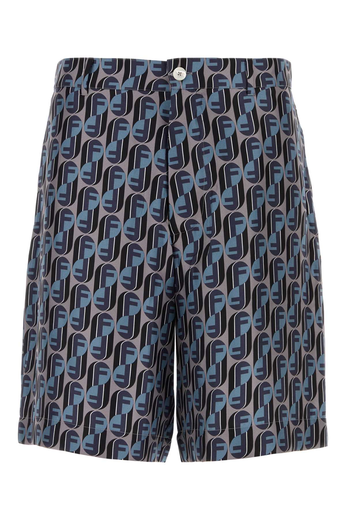 Printed silk bermuda shorts FB1014AVDBF1TRQ (FENDI / ショートパンツ ) | FENDI (フェンディ)