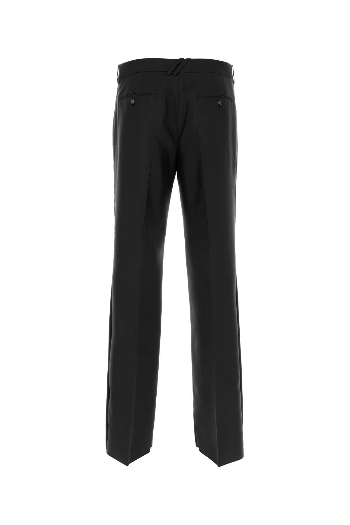 Black wool blend wide-leg pant 8087078A1189 (Burberry / パンツ ) | Burberry (バーバリー)(1)