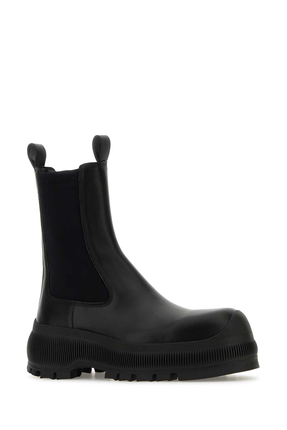 Black leather Chelsea ankle boots J44WU0009P4942001 (Jil Sander / ブーツ ) | Jil Sander (ジルサンダー)(1)