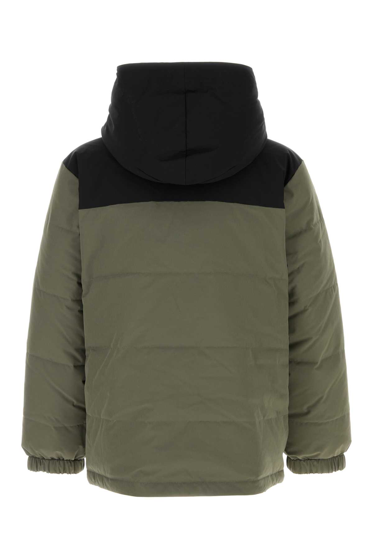 Sage green stretch polyester reversible padded jacket PSALJH30208TJZ (A.P.C. / ダウンジャケット・コート ) | A.P.C. (アーペーセー)(1)