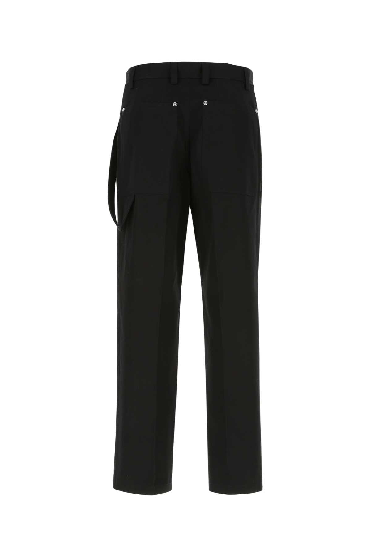 Black cotton wide-leg pant 8055345A1189 (Burberry / パンツ ) | Burberry (バーバリー)(1)