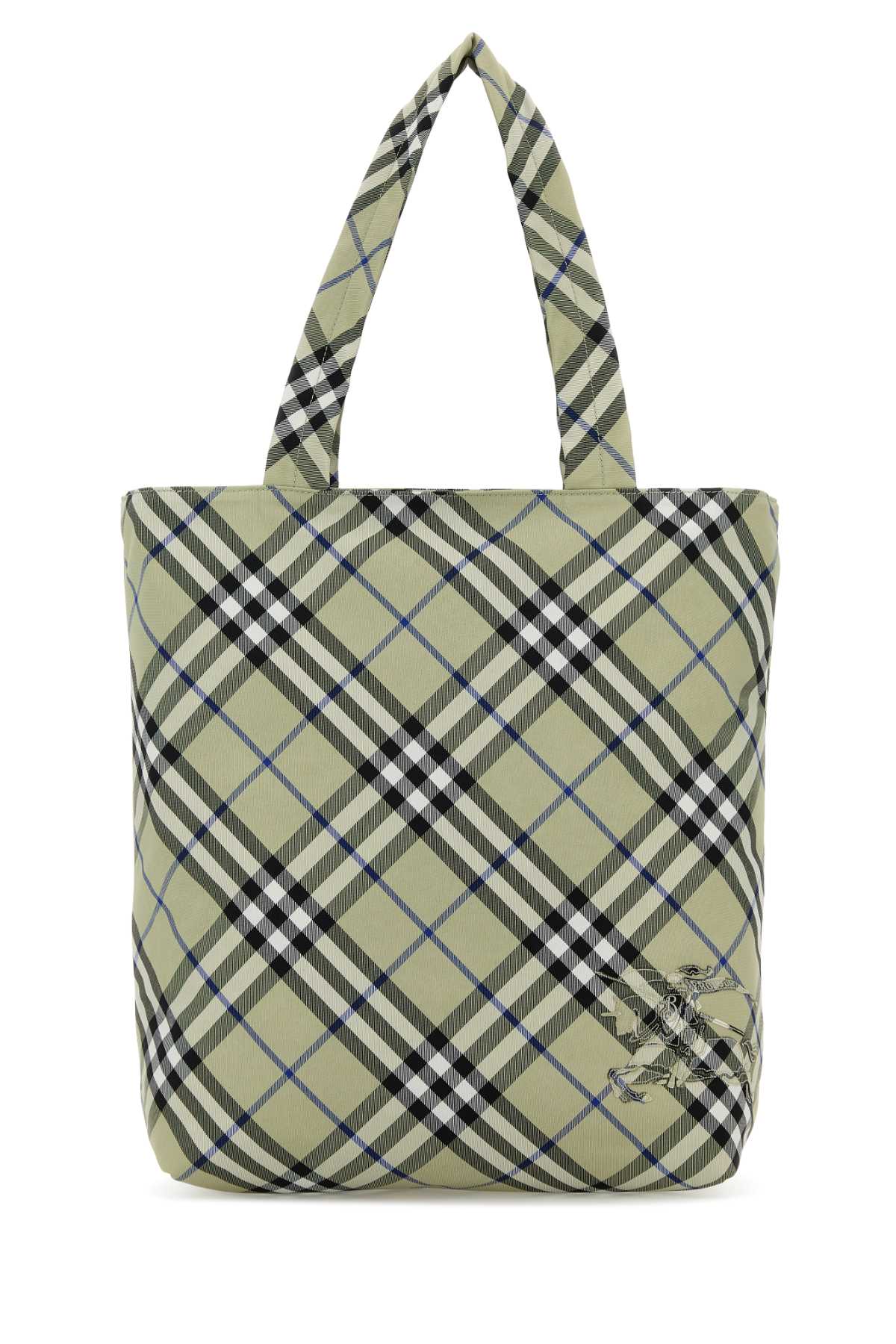 Embroidered canvas Check shopping bag 8097719C1311 (Burberry / トートバッグ ) | Burberry (バーバリー)