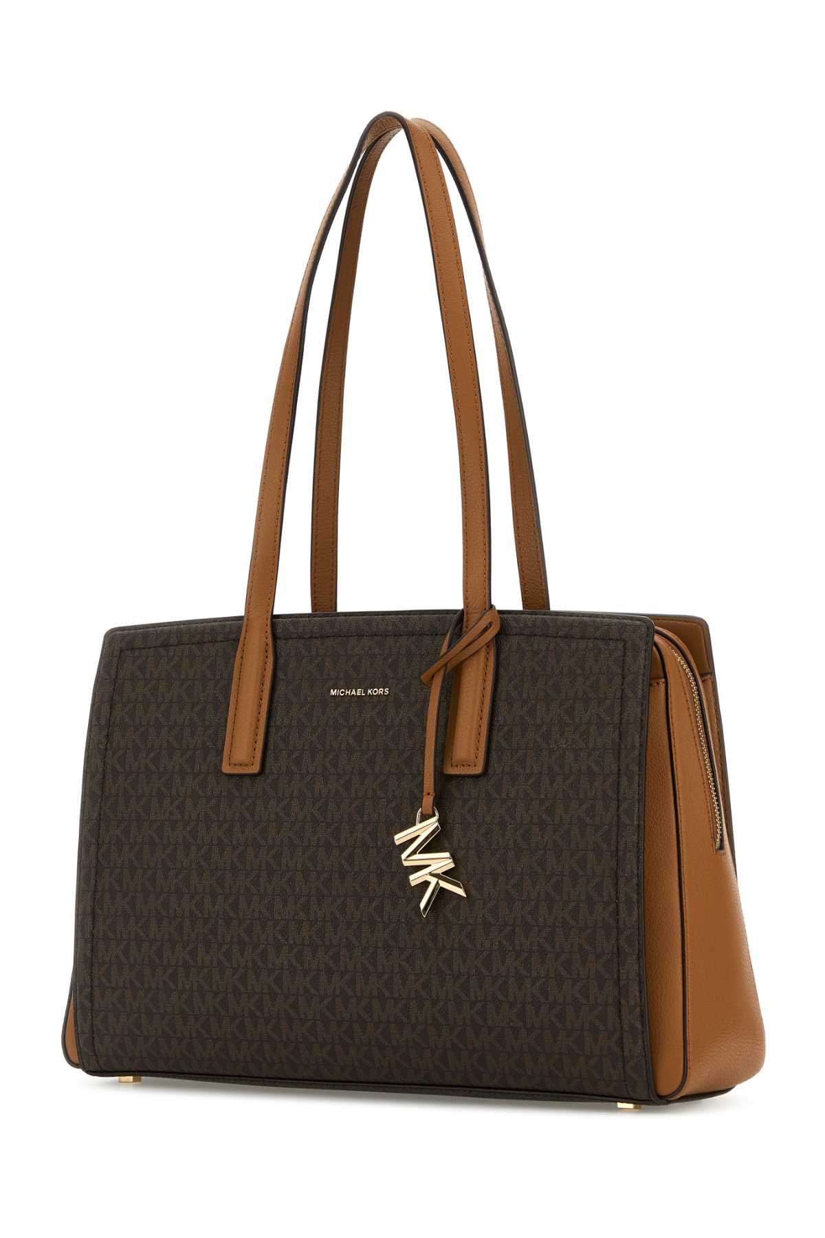 Printed canvas medium Laila shopping bag 30S5G9IT2BBRNACORN (MICHAEL MICHAEL KORS / トートバッグ ) | MICHAEL MICHAEL KORS (マイケル・マイケル・コース)(1)