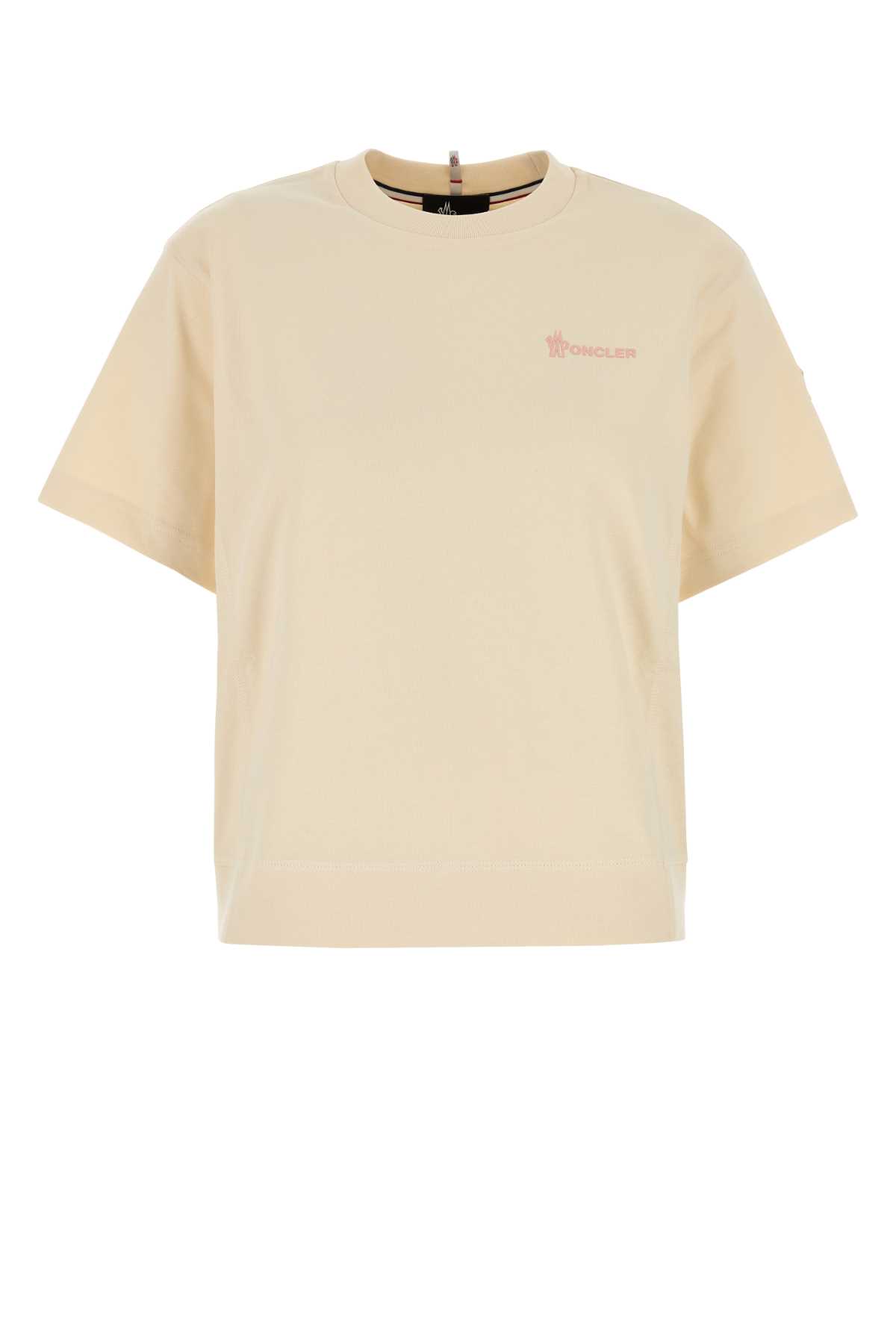 Cream cotton t-shirt 8C0000983927034 (Moncler Grenoble / Tシャツ・カットソー ) | Moncler Grenoble (モンクレール グルノーブル)