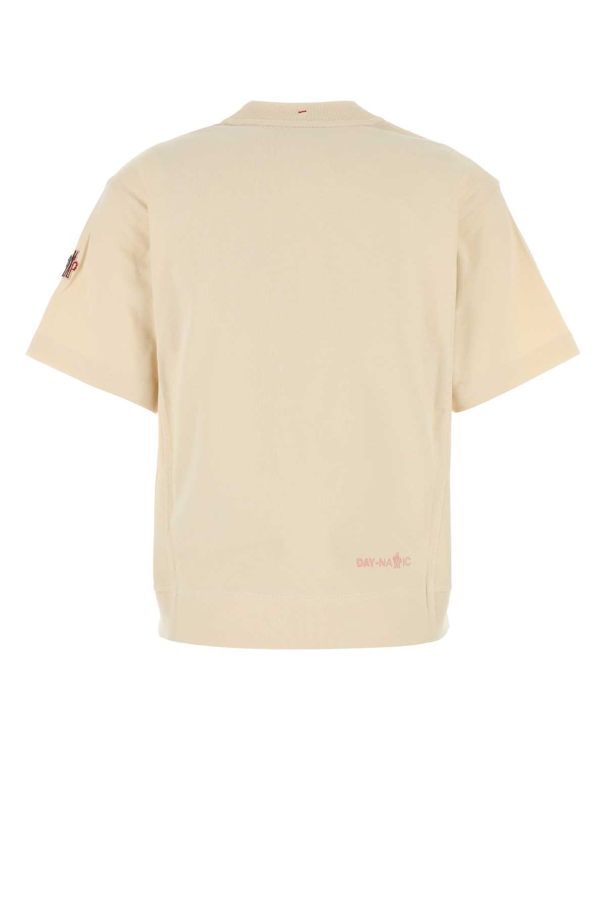 Cream cotton t-shirt 8C0000983927034 (Moncler Grenoble / Tシャツ・カットソー ) | Moncler Grenoble (モンクレール グルノーブル)(1)