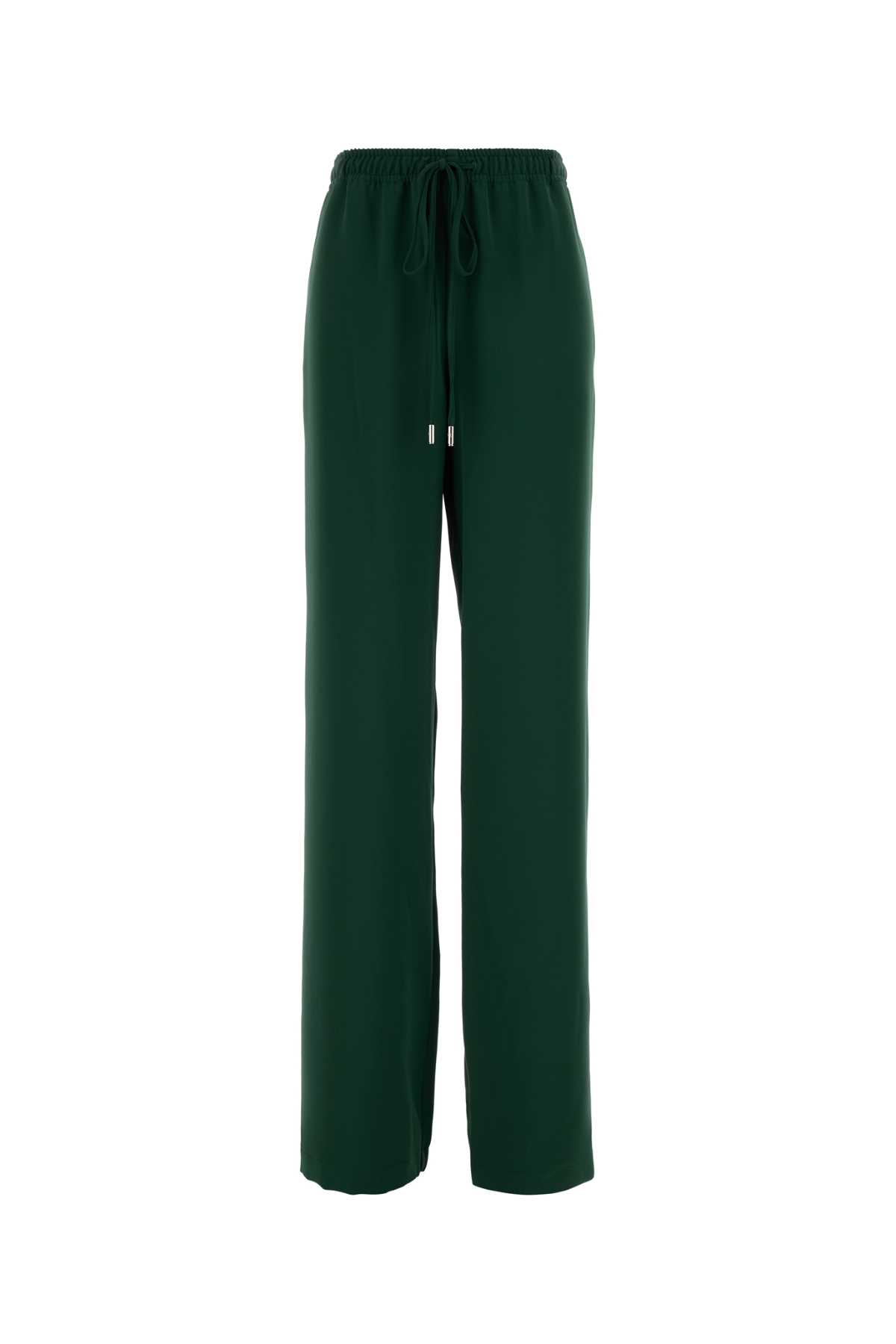 Dark green polyester pant D472P310OWQ95918 (ERMANNO SCERVINO / パンツ ) | ERMANNO SCERVINO (エルマンノ シェルヴィーノ)