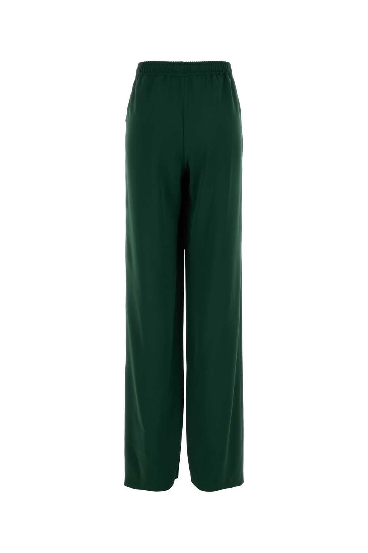 Dark green polyester pant D472P310OWQ95918 (ERMANNO SCERVINO / パンツ ) | ERMANNO SCERVINO (エルマンノ シェルヴィーノ)(1)