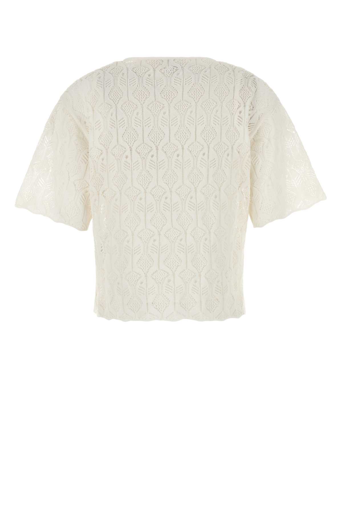 White lace Fish top 833883V5ND09071 (Bottega Veneta / Tシャツ・カットソー ) | Bottega Veneta (ボッテガ・ヴェネタ)(1)