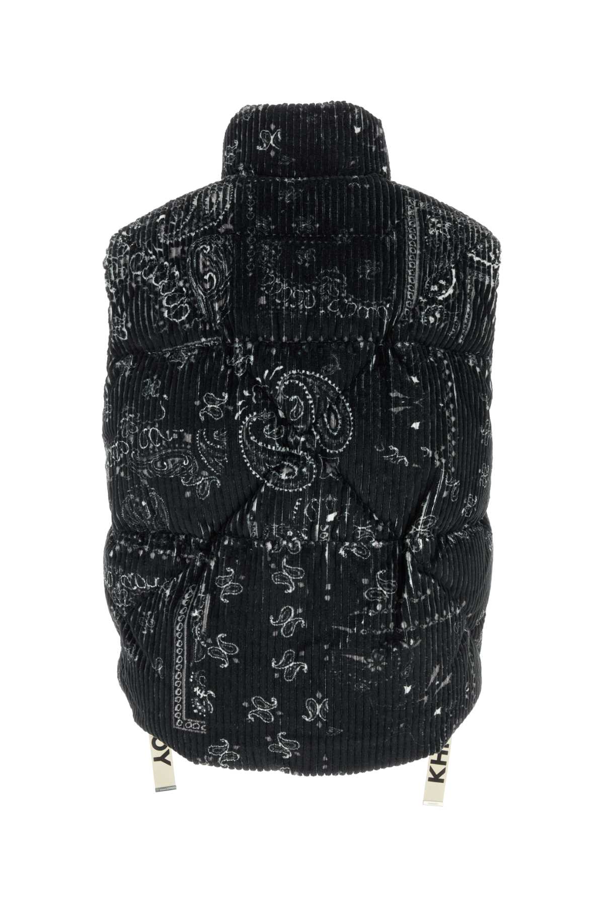 Printed corduroy oversize sleeveless down jacket CFPM049NCOBDBK01 (KHRISJOY / ベスト ) | KHRISJOY (クリスジョイ)(1)