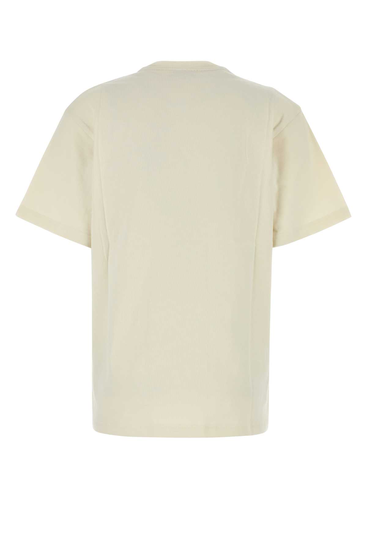 Cream cotton t-shirt JT0282PG1510002 (JW Anderson / Tシャツ・カットソー ) | JW Anderson (ジェイダブリュー アンダーソン)(1)