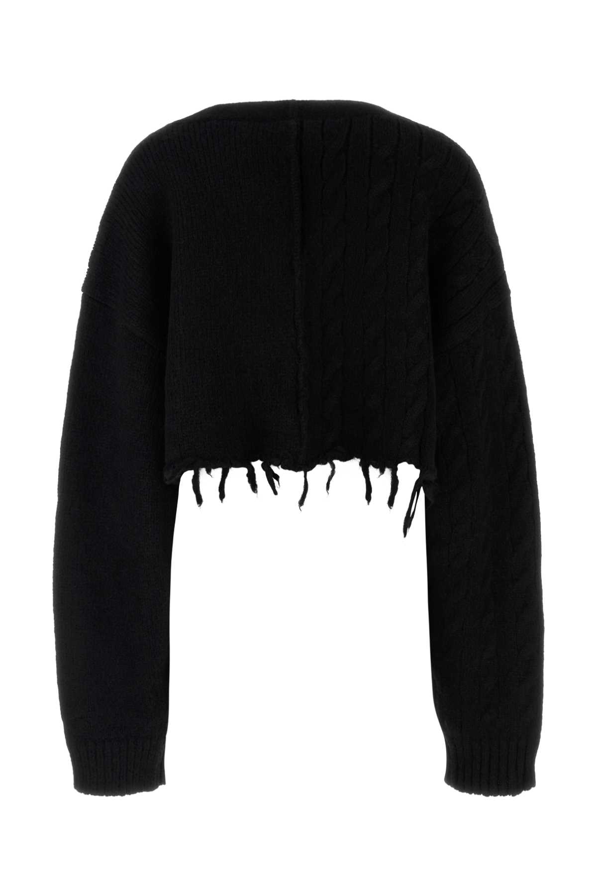 Black alpaca blend cardigan WA65KN276BBLACK (VETEMENTS / ニット・セーター・カーディガン ) | VETEMENTS (ヴェトモン)(1)