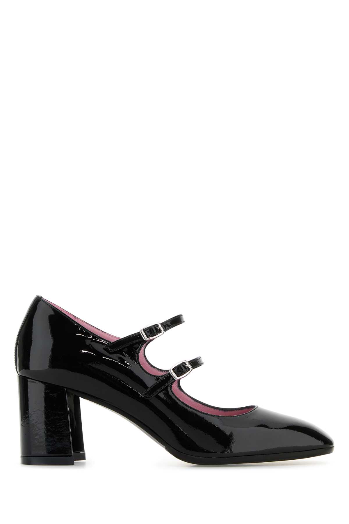 Black leather Alice pumps ALICEBLACK (CAREL PARIS / パンプス・ハイヒール ) | CAREL PARIS (カレル パリ)
