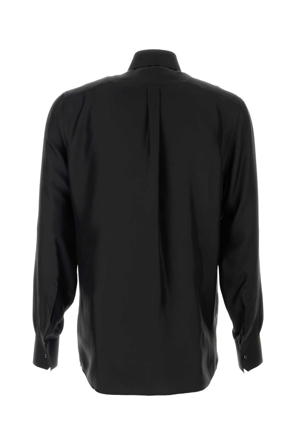 Black satin shirt G5NP9TFU10SN0000 (Dolce & Gabbana / シャツ・ブラウス ) | Dolce & Gabbana (ドルチェガッバーナ)(1)