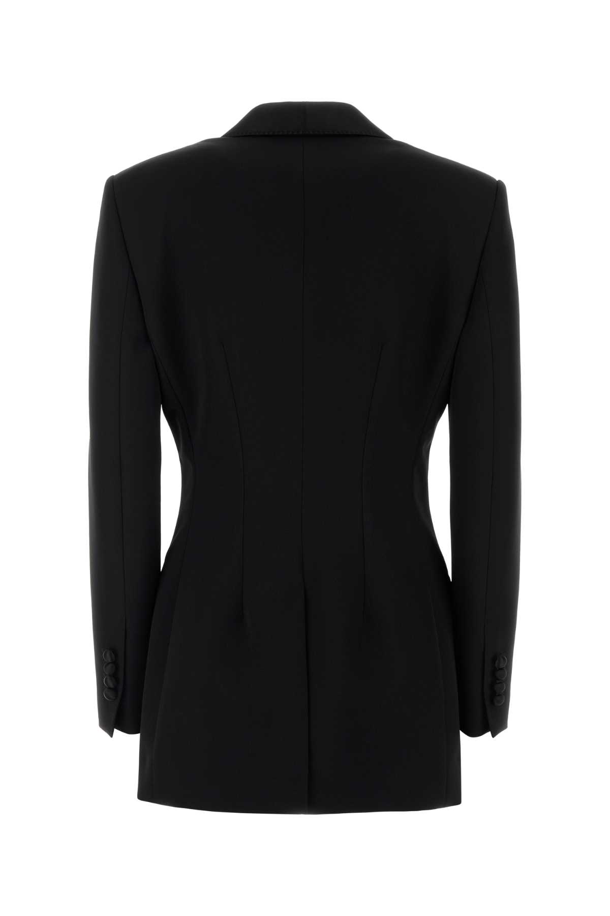 Black stretch wool blend blazer F2964TFU21EN0000 (Dolce & Gabbana / カジュアルジャケット ) | Dolce & Gabbana (ドルチェガッバーナ)(1)