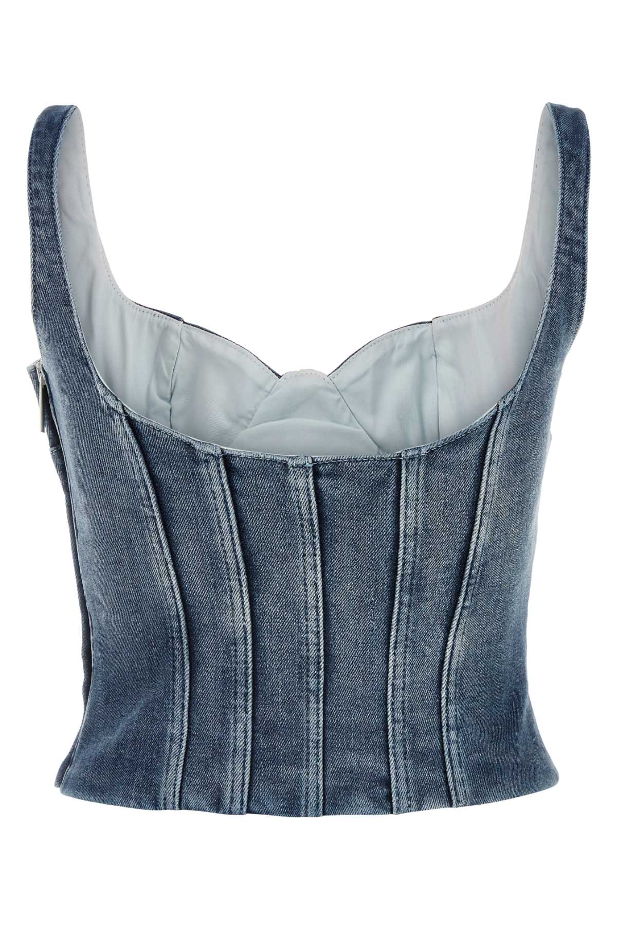 Stretch denim bodice OWYP007S24DEN0014000 (Off-White / タンクトップ・キャミソール ) | Off-White (オフホワイト)(1)