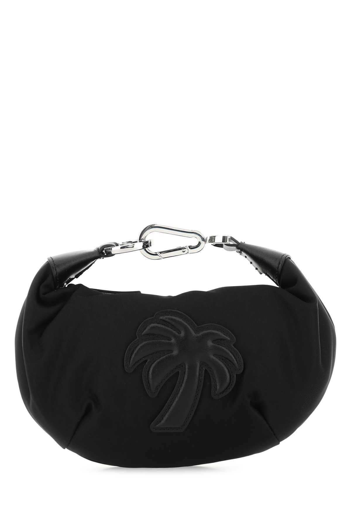 Black fabric Big Palm handbag PWNX004S23FAB0011010 (Palm Angels / ハンドバッグ・ショルダーバッグ ) | Palm Angels (パームエンジェルス)