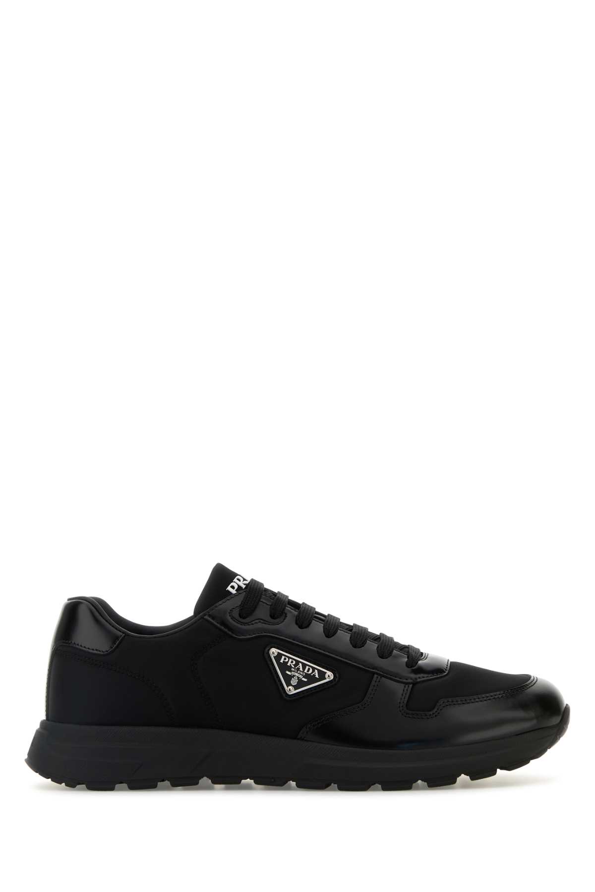 Black nylon and leather Prax 2.0 sneakers 2EE443FG0003LF5F0002 (Prada / スニーカー ) | Prada (プラダ)