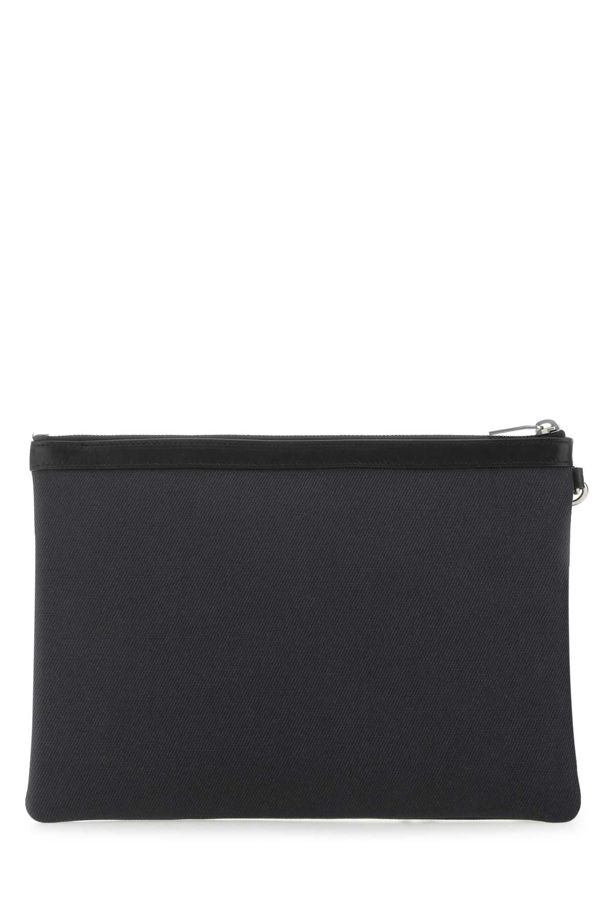 Charcoal canvas Rive Gauche clutch 58136996NAE1298 (Saint Laurent / クラッチバッグ・ポーチ ) | Saint Laurent (サンローラン)(2)