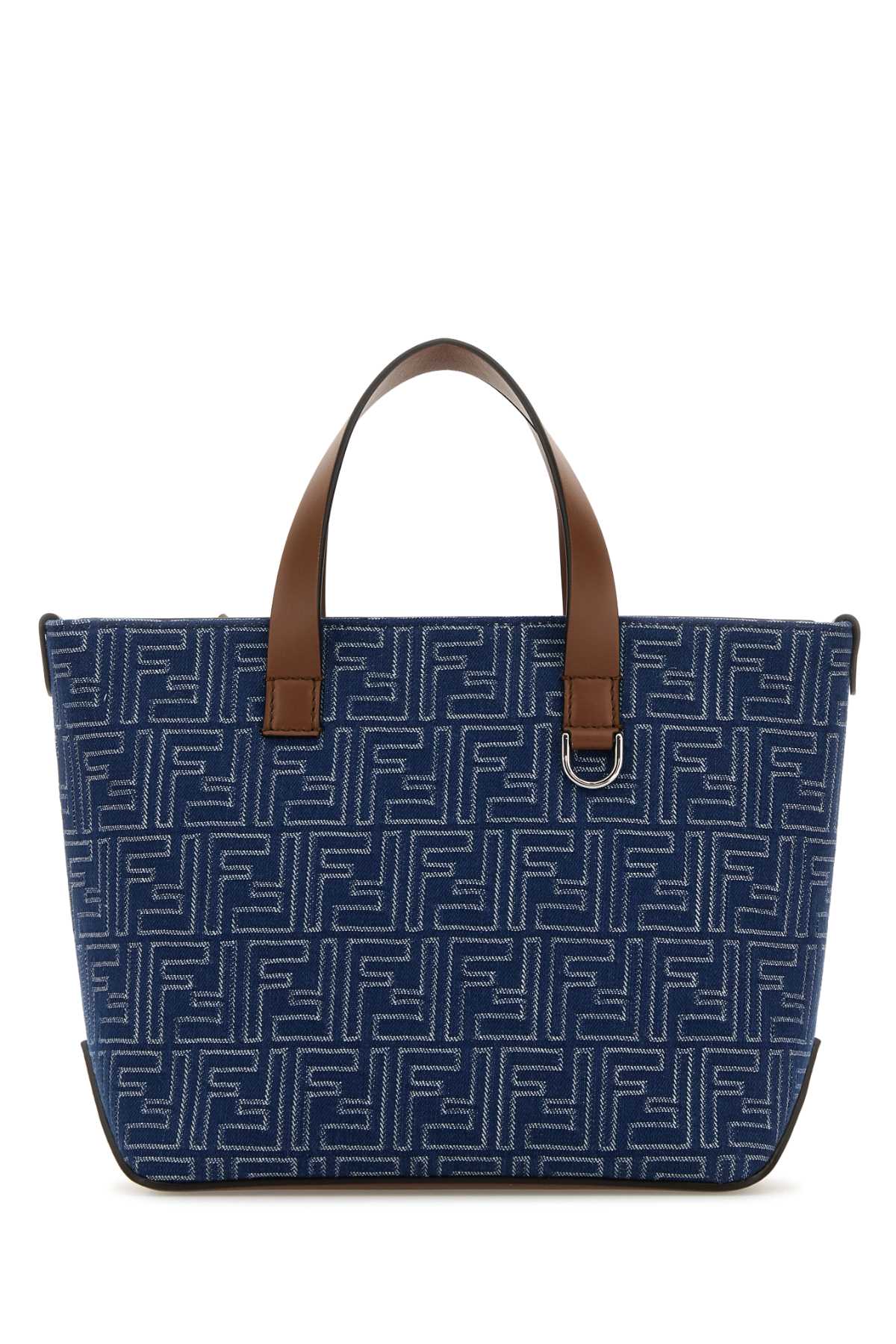 Embroidered denim handbag 7VA658AUGOF1SCG (FENDI / ハンドバッグ・ショルダーバッグ ) | FENDI (フェンディ)