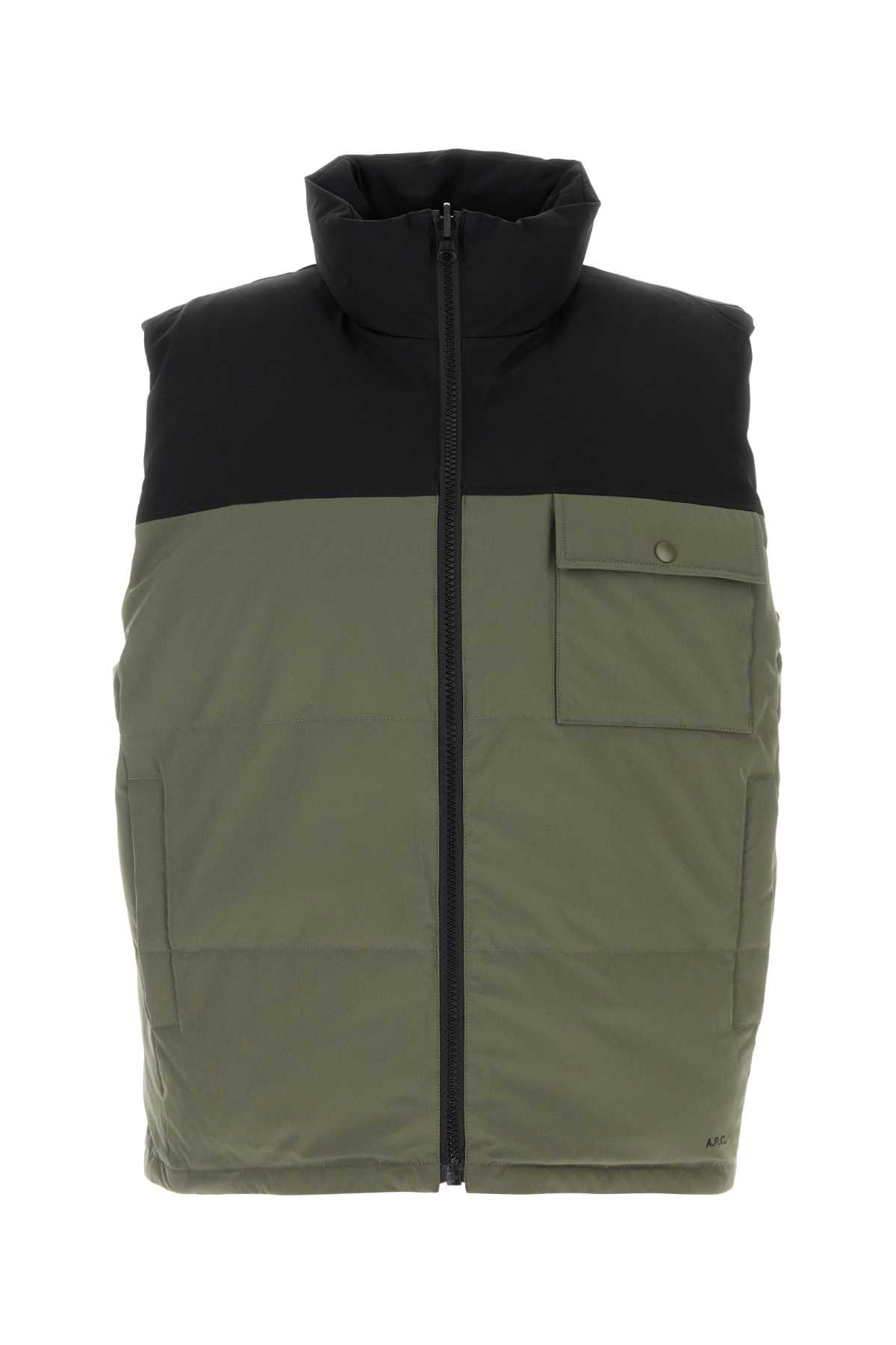 Two-tone stretch polyester Doudoune padded jacket PSALJH30209TJZ (A.P.C. / カジュアルジャケット ) | A.P.C. (アーペーセー)