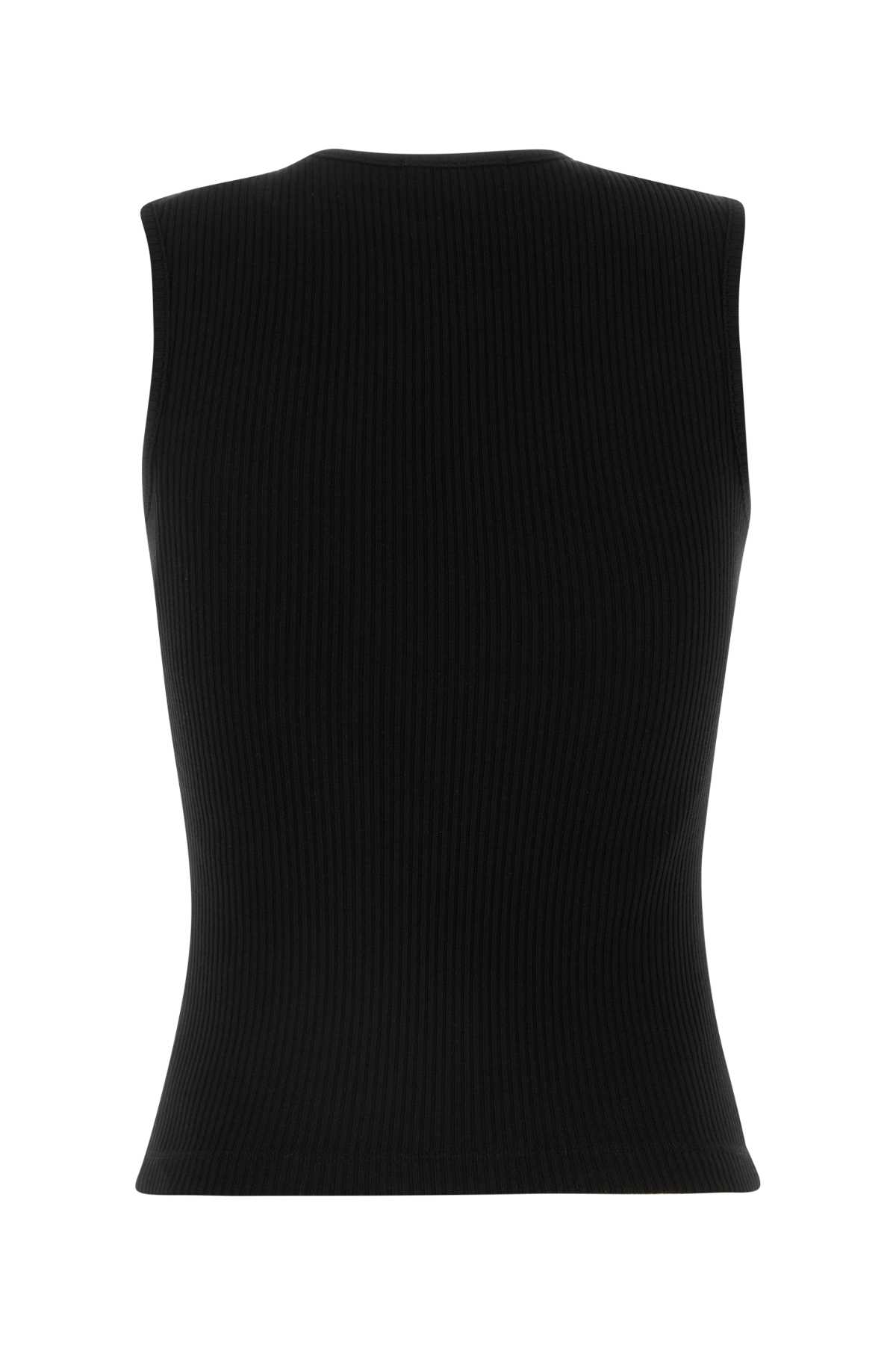 Black stretch lyocell blend Binx tank top A72923048BLK (AGOLDE / タンクトップ・キャミソール ) | AGOLDE (エーゴールドイー)(1)