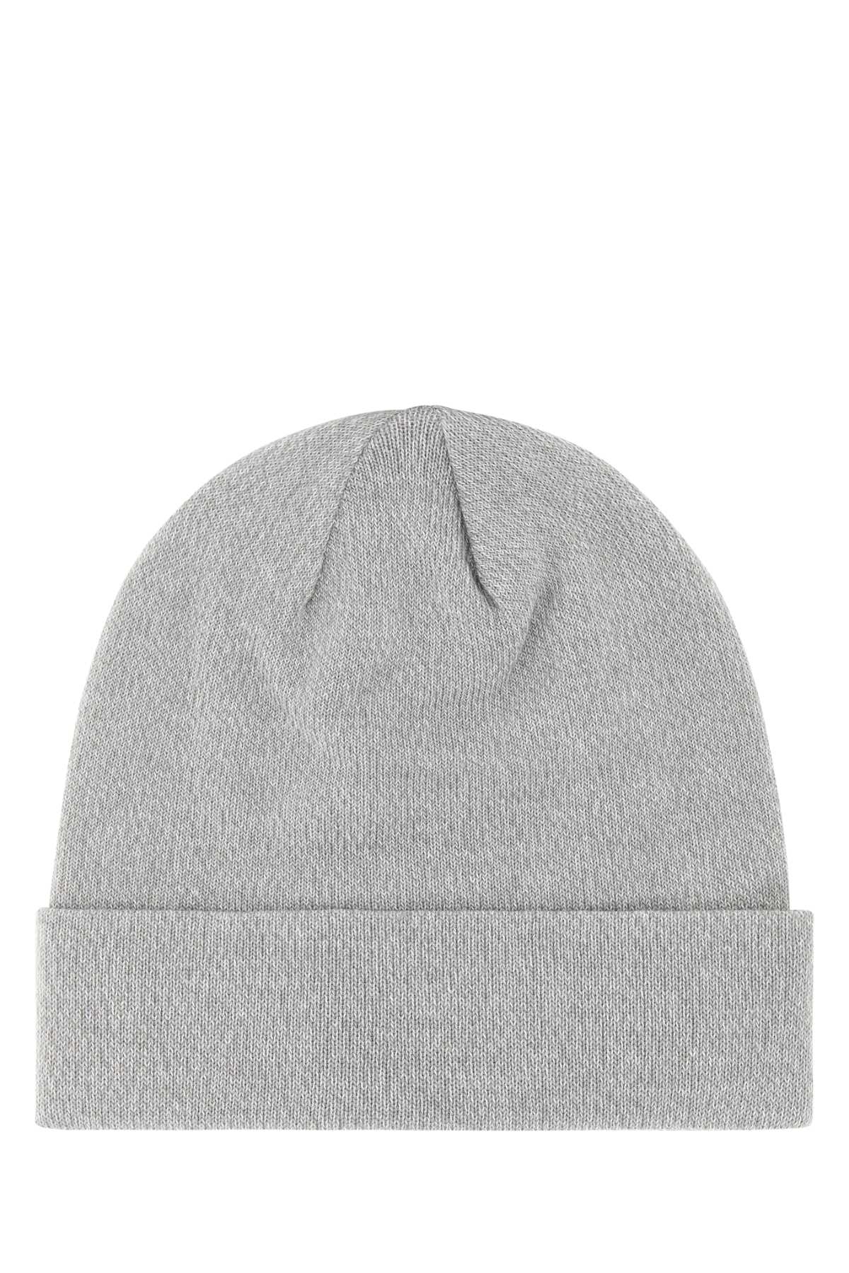 Melange light grey stretch polyester blend beanie hat NF0A3FNTDYX1 (THE NORTH FACE / 帽子 ) | THE NORTH FACE (ザ・ノース・フェイス)(1)