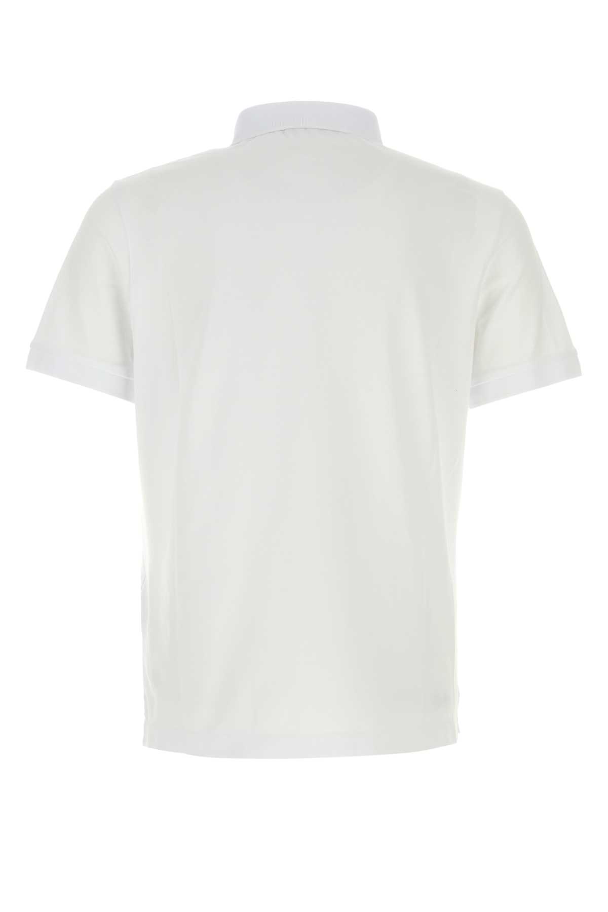 White stretch piquet polo shirt 220000517V1001 (STONE ISLAND / ポロシャツ ) | STONE ISLAND (ストーンアイランド)(1)