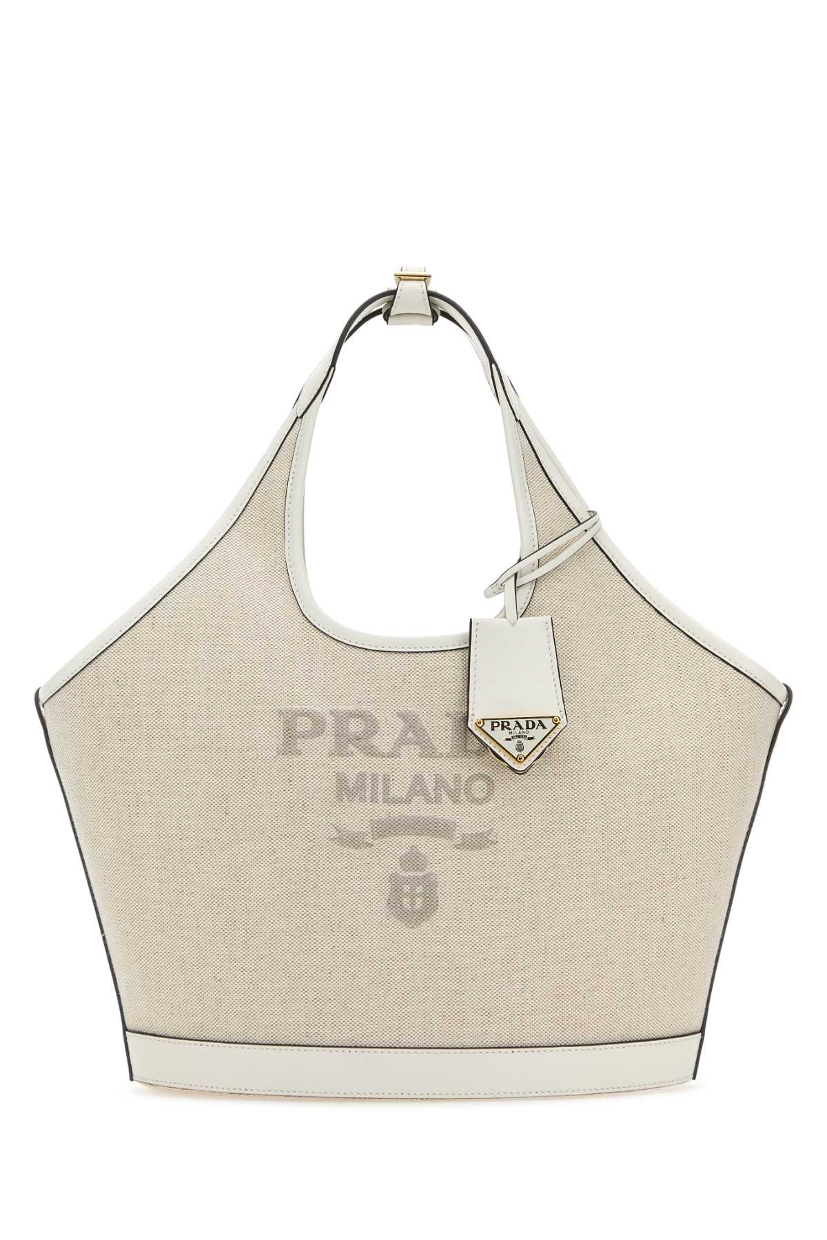 Sand canvas handbag 1BG471VOAH2DLIF0N86 (Prada / ハンドバッグ・ショルダーバッグ ) | Prada (プラダ)
