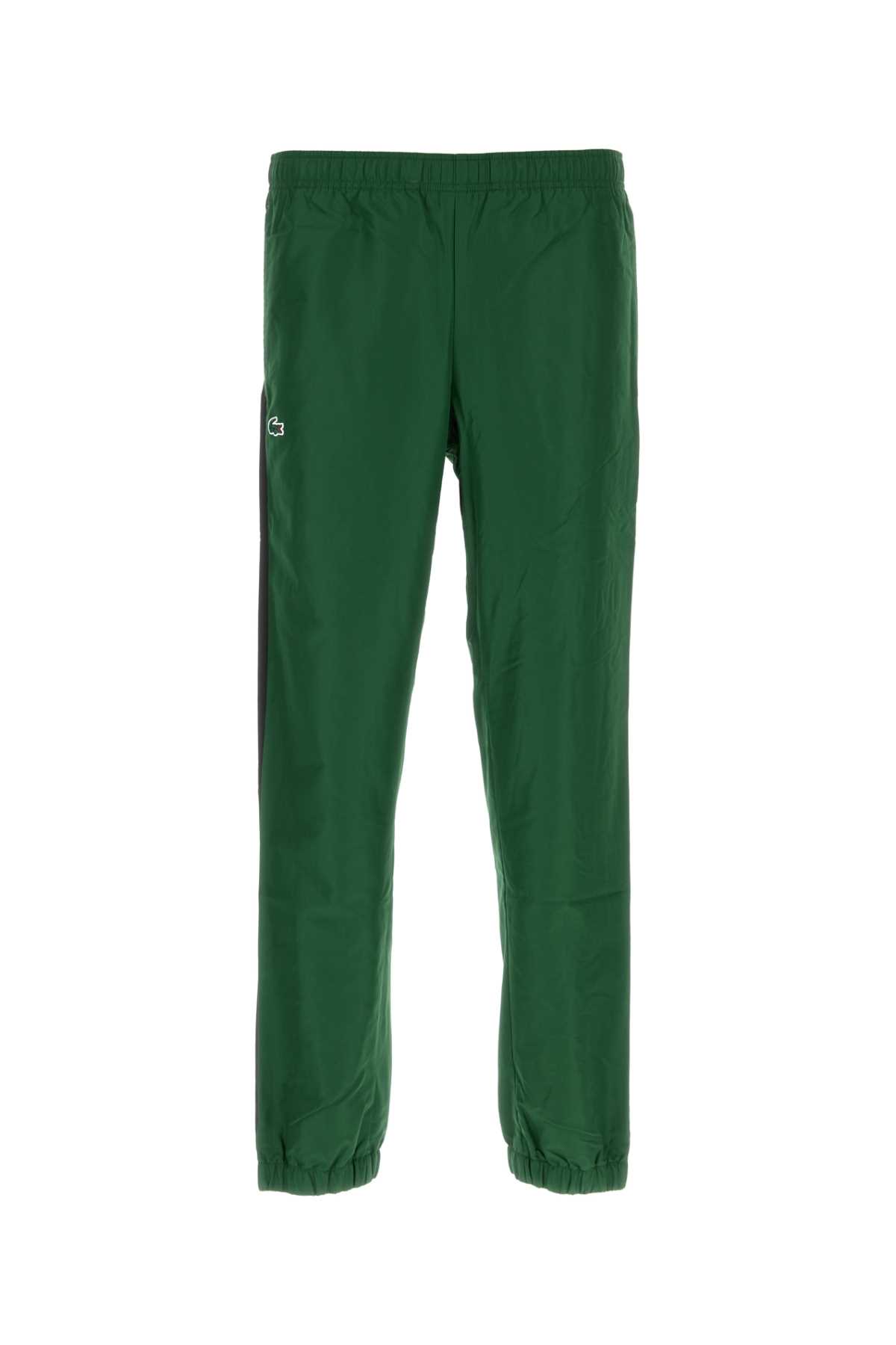 Dark green polyester joggers XH8333IS1 (LACOSTE / パンツ ) | LACOSTE (ラコステ)