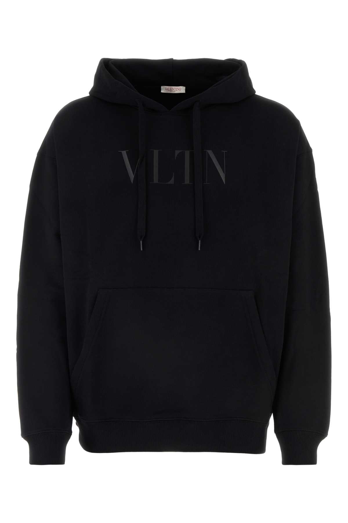 Black cotton sweatshirt 3V3MF25R9J6N01 (Valentino Garavani / スウェット・フーディー ) | Valentino Garavani (ヴァレンティノ)