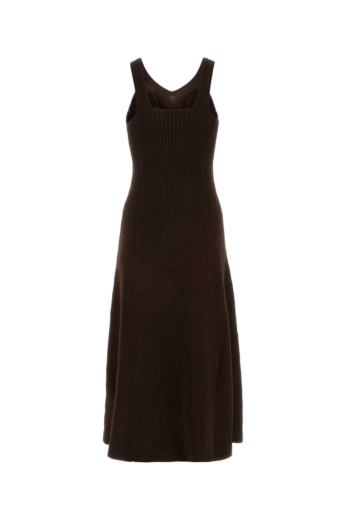 Chocolate cotton blend dress J03CT0132J15382602 (Jil Sander / ワンピース・ドレス・オールインワン ) | Jil Sander (ジルサンダー)(1)